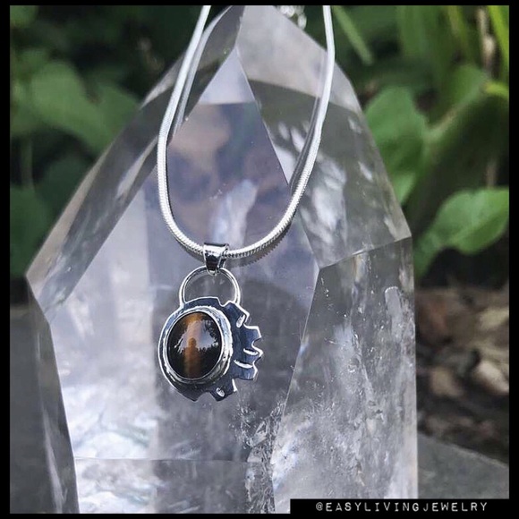 ⚡️New HANDMADE 🐯 Tiger Eye Necklace - Picture 3 of 5